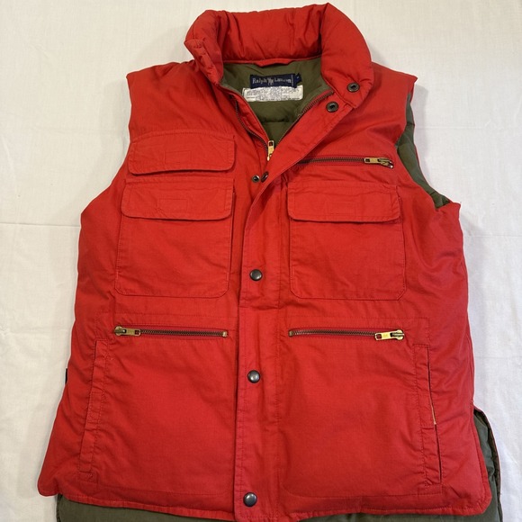 Polo Ralph Lauren Other - VEST DOWN HUNTING Vintage MENS SMALL Polo Ralph Lauren Hunting FLAP POCKET 1983